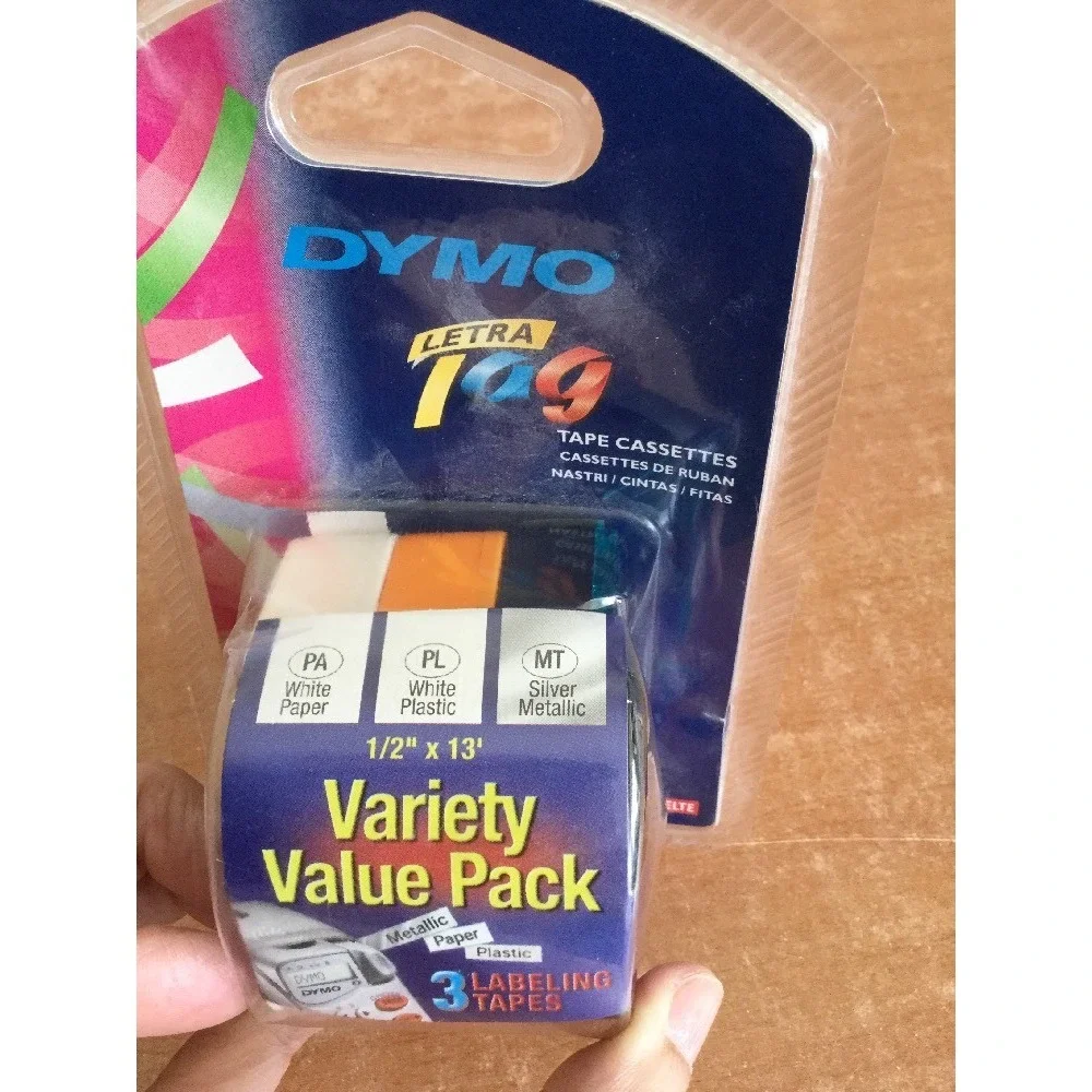 Dymo LetraTag Tape‎ Label 3 Pack 1/2